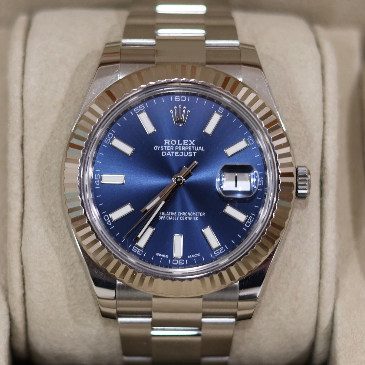 Rolex Datejust 41 Blue Dial 116334 | Watch Only