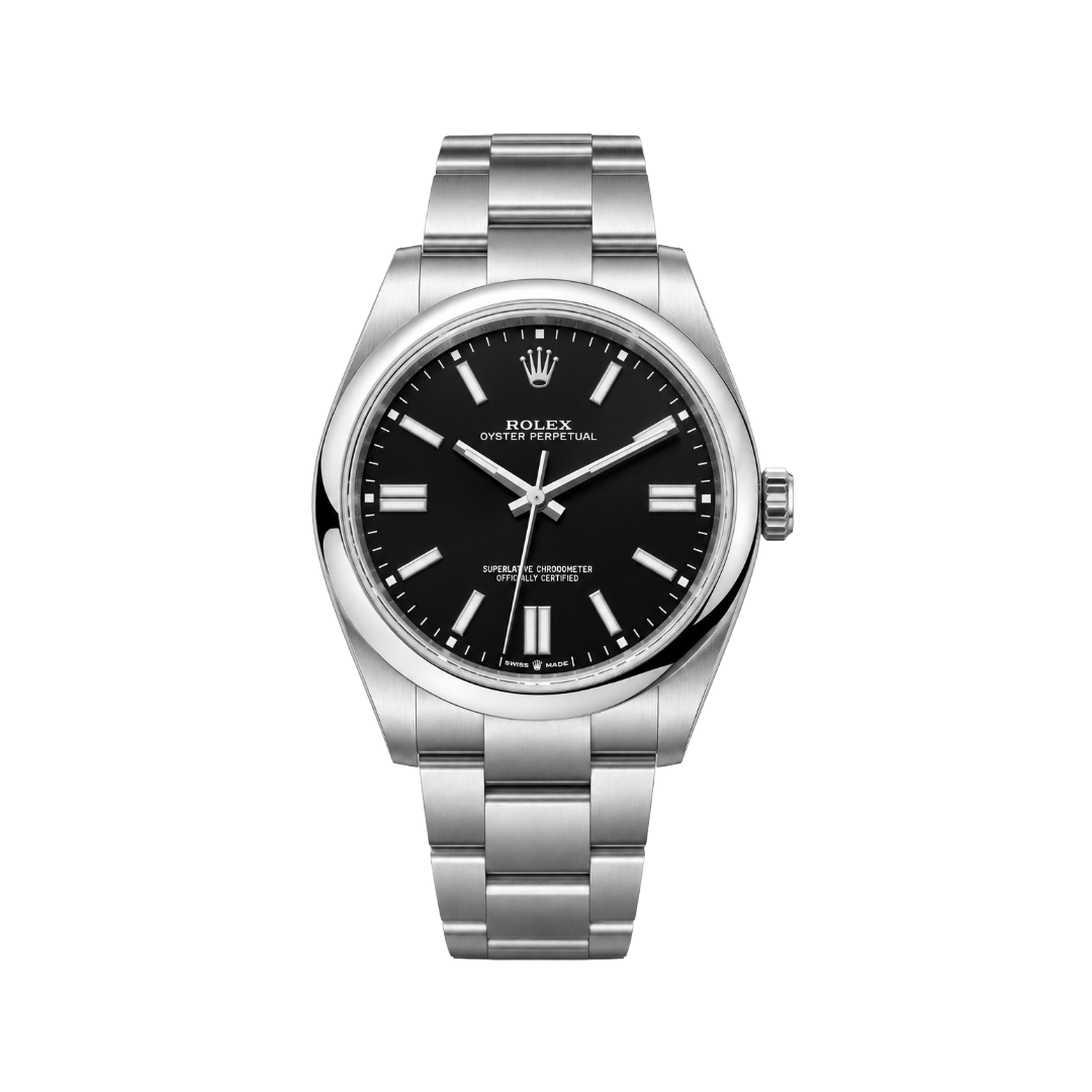 Rolex Oyster Perpetual 41 Black Dial - 2022 - Full Set & White Tag