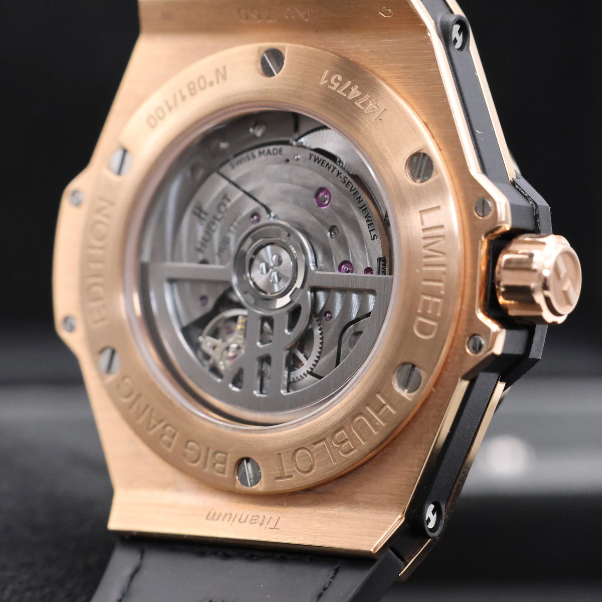 Hublot Big Bang One Click Sang Bleu King Gold Grey Diamonds - 2021