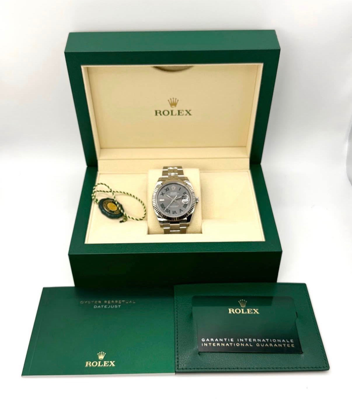 Rolex Datejust 41 Wimbledon 126334 - 2024 Full Set