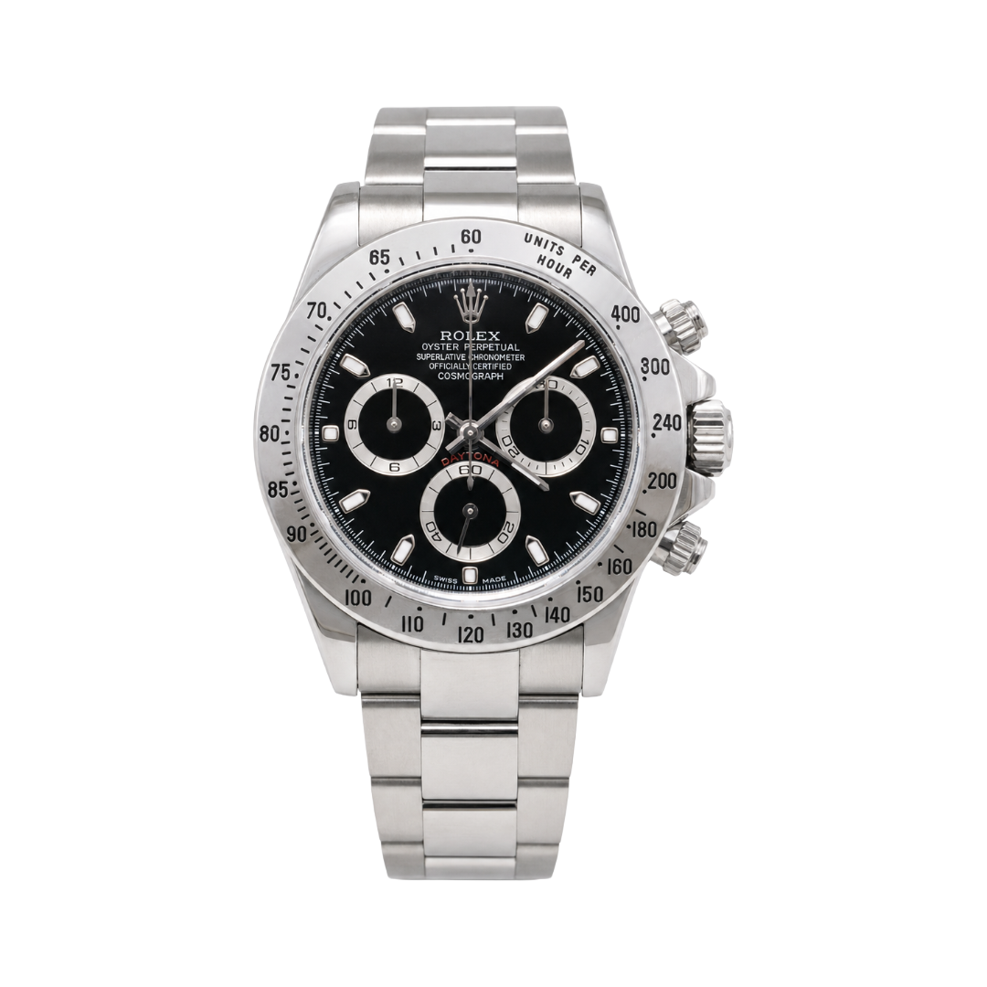 Rolex Daytona Black Dial 116520 - 2004 - Original Warranty Papers