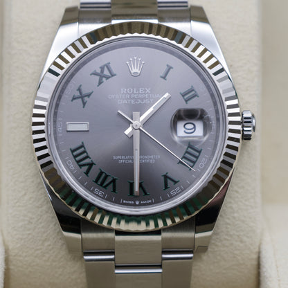 Rolex Datejust 41 Wimbledon 126334 - 2024 Full Set