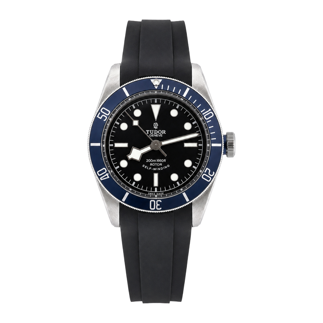 Tudor BB Blue 79220B "Smiley" | 2015 | Silicone, Leather and NATO Straps