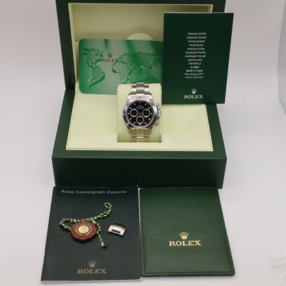 Rolex Daytona Black Dial 116520 - 2004 - Original Warranty Papers