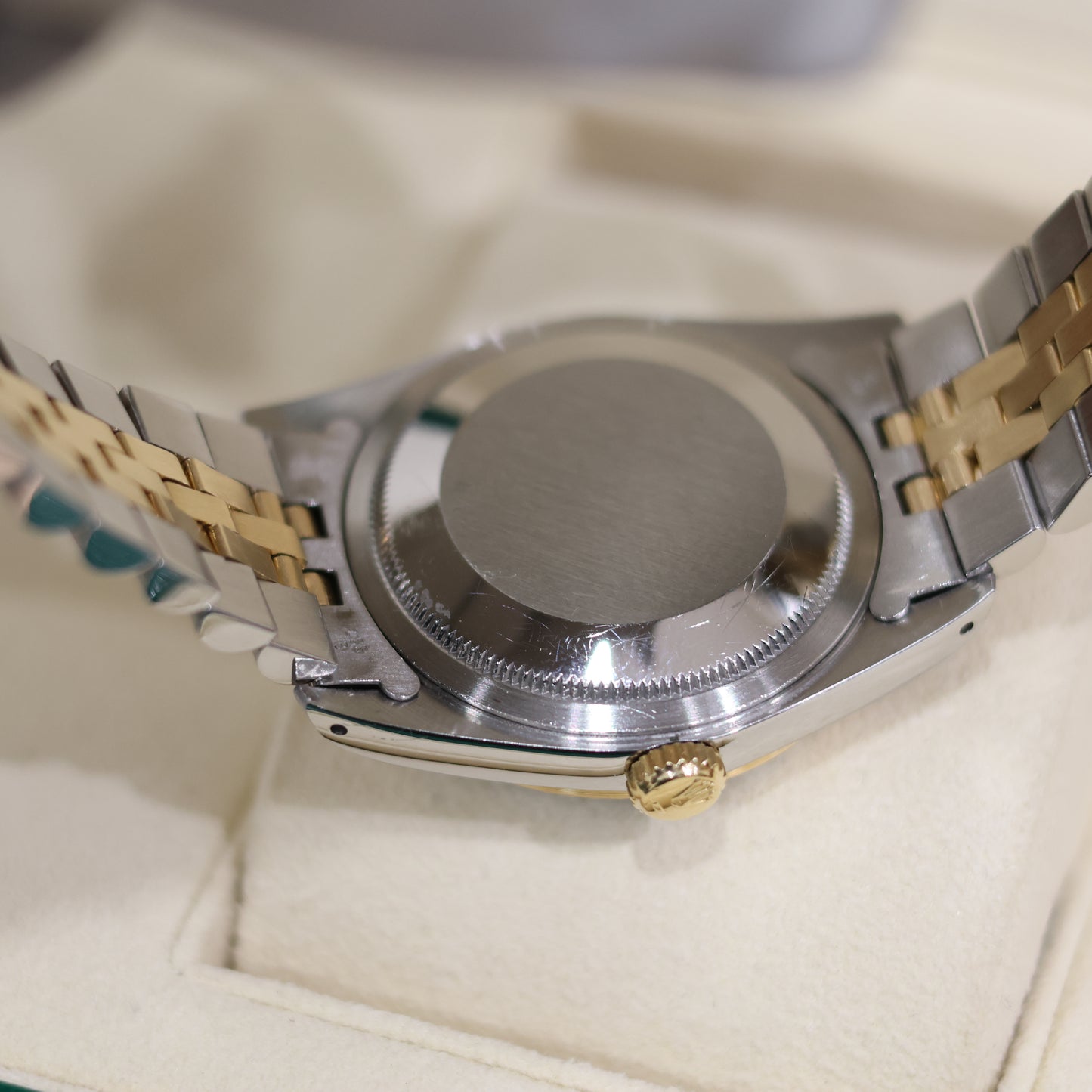 Rolex DJ36 16233 Two-Tone | Black Tapestry Dial | Original Ivory Computer Dial Included - Watch Only
