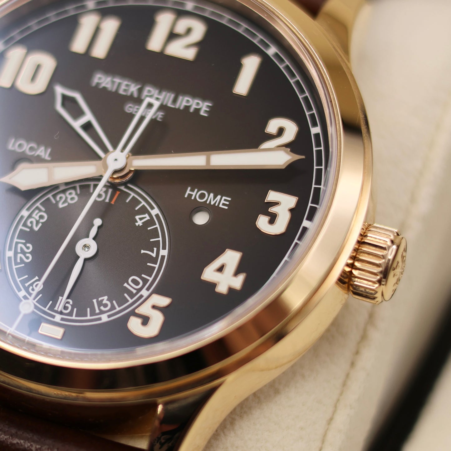 Patek Philippe Calatrava Pilot Travel Time | 5524R-001 | Rose Gold | Full Set