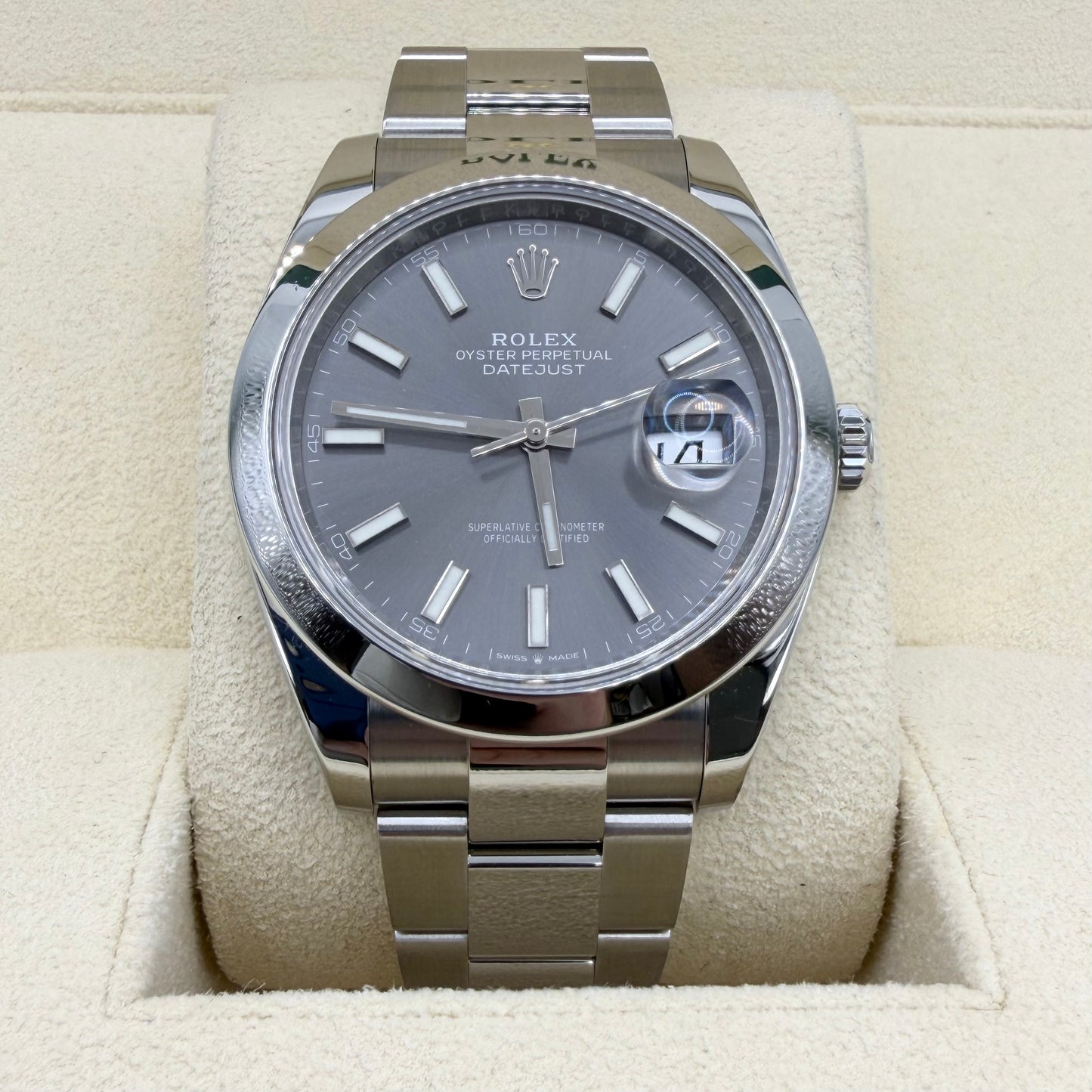 Rolex Datejust 41 126300 Slate Dial 2024 - Full Set