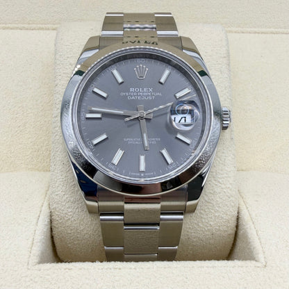 Rolex Datejust 41 126300 Slate Dial 2024 - Full Set