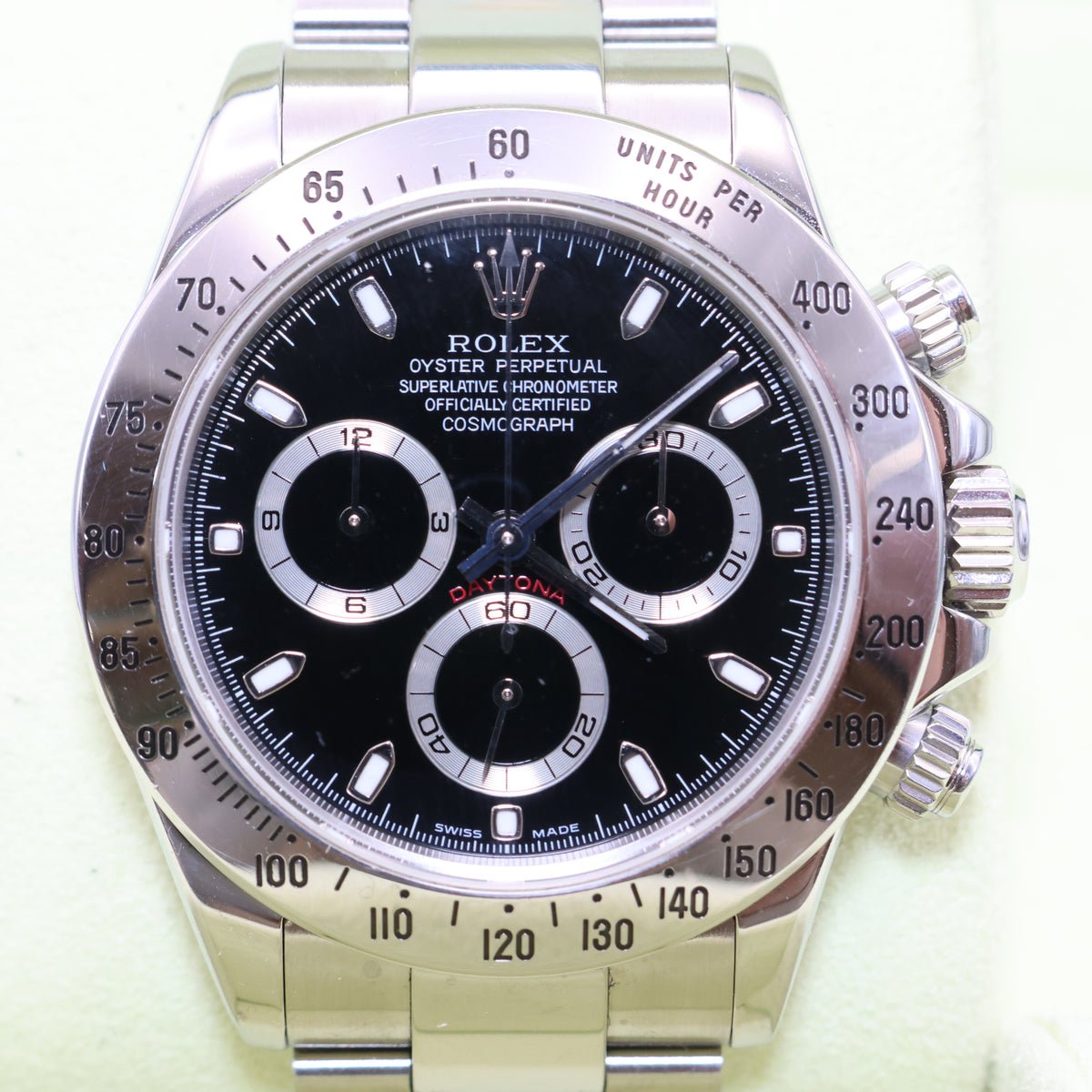 Rolex Daytona Black Dial 116520 - 2004 - Original Warranty Papers