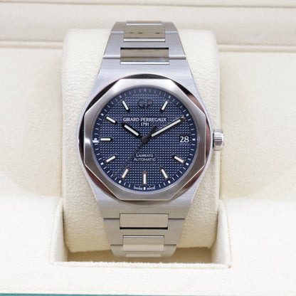 Girard-Perregaux Laureato 42mm Blue Dial – 2025 | Full Set