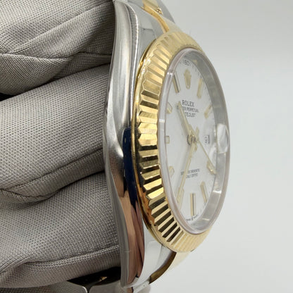 Rolex Datejust 41 126333 White Dial Two-Tone - Full Set
