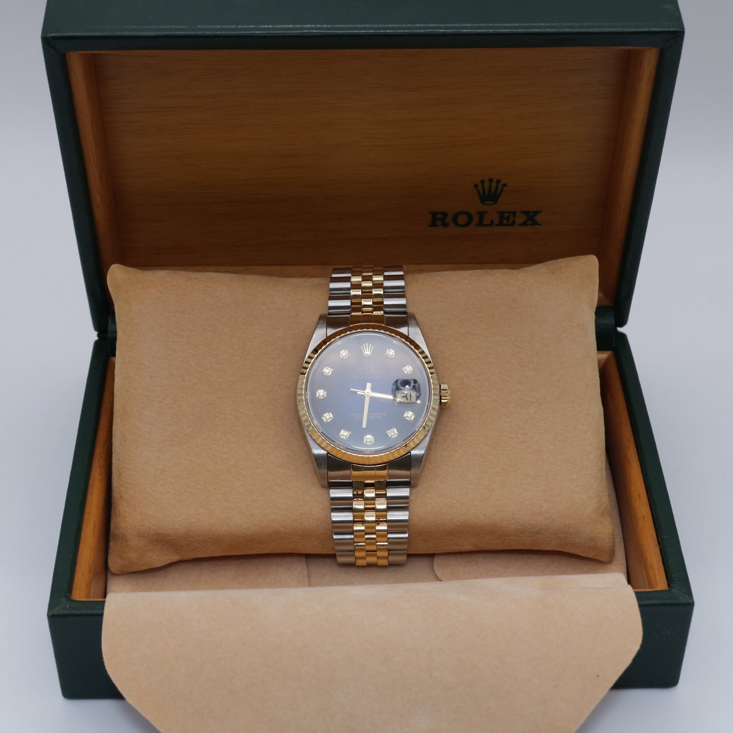 2001 Rolex Datejust 36 2001 | Vignette Diamond Dial - Recently Serviced