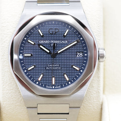 Girard-Perregaux Laureato 42mm Blue Dial – 2025 | Full Set