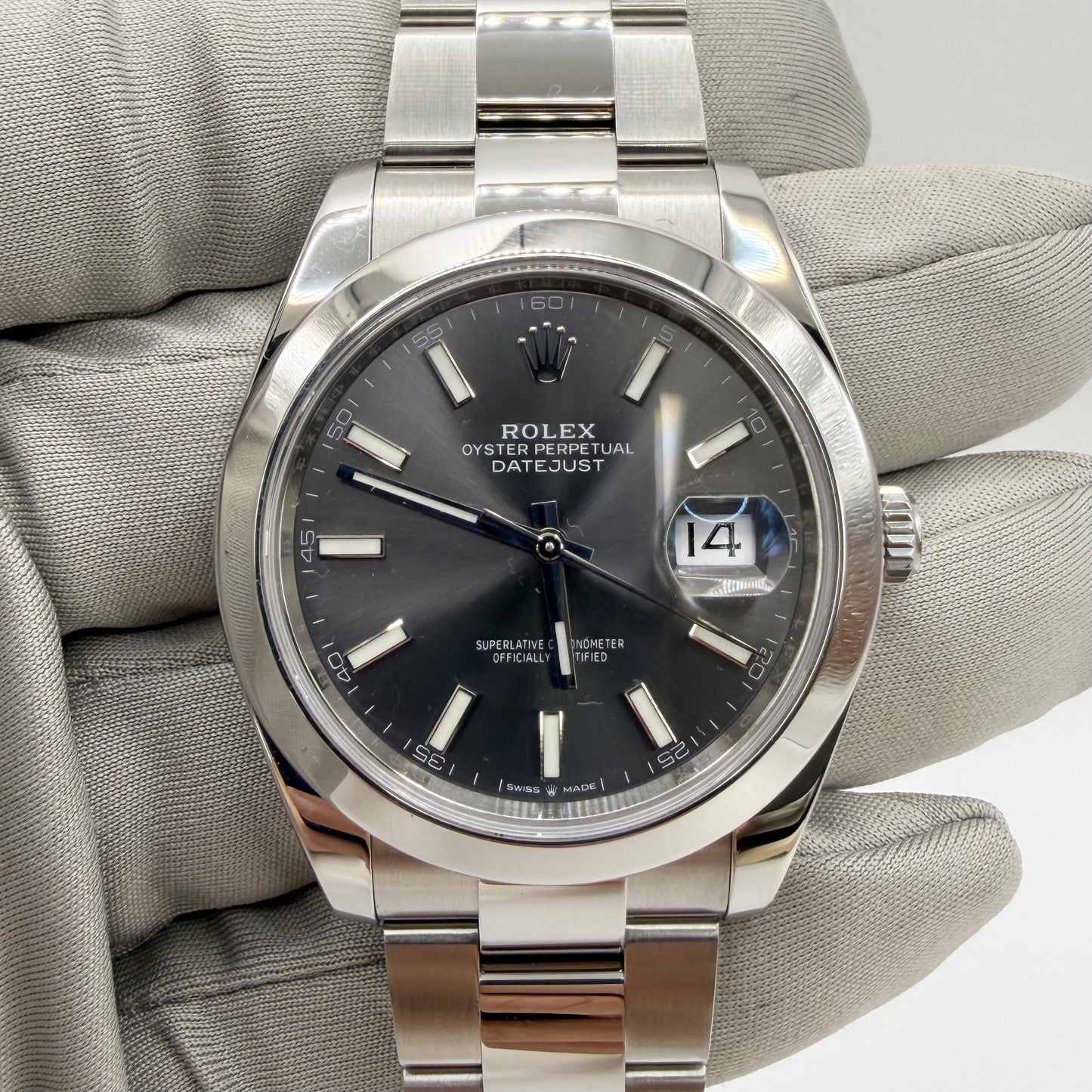 Rolex Datejust 41 126300 Slate Dial 2024 - Full Set