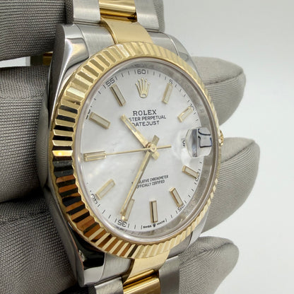 Rolex Datejust 41 126333 White Dial Two-Tone - Full Set