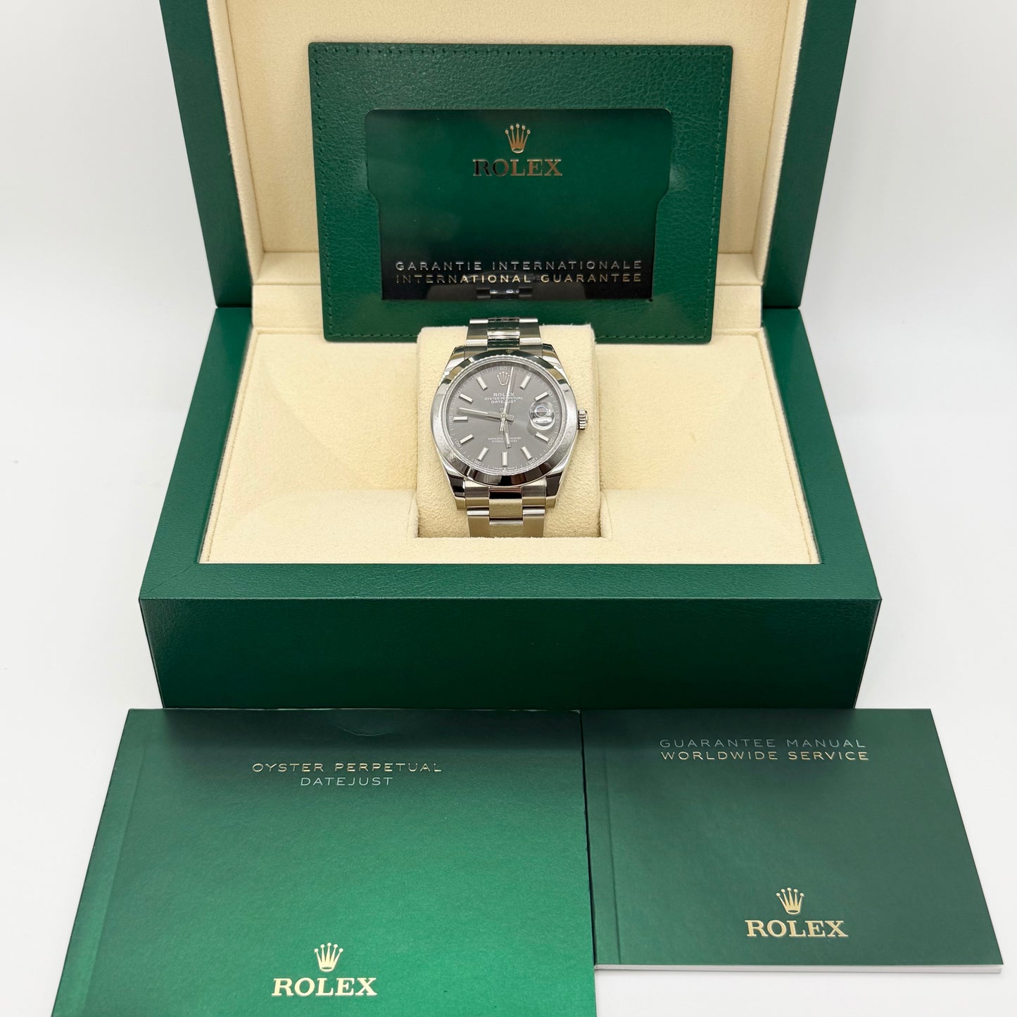 Rolex Datejust 41 126300 Slate Dial 2024 - Full Set