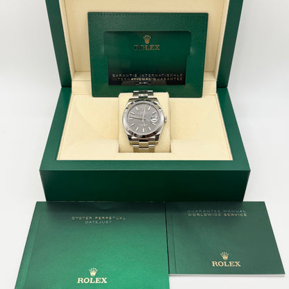 Rolex Datejust 41 126300 Slate Dial 2024 - Full Set