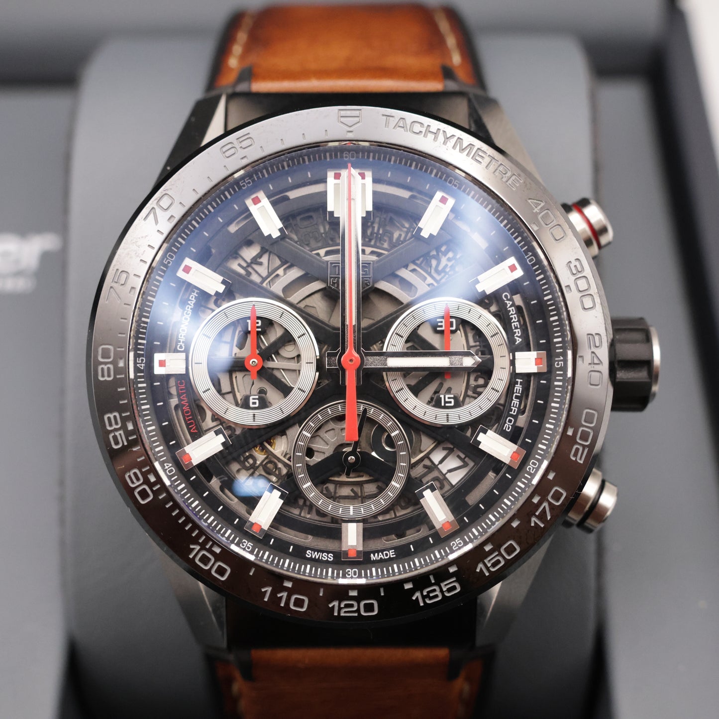 TAG Heuer Carrera Skeleton Calibre Heuer 02 Chronograph | Ref. CBG2010-0 | Full Set