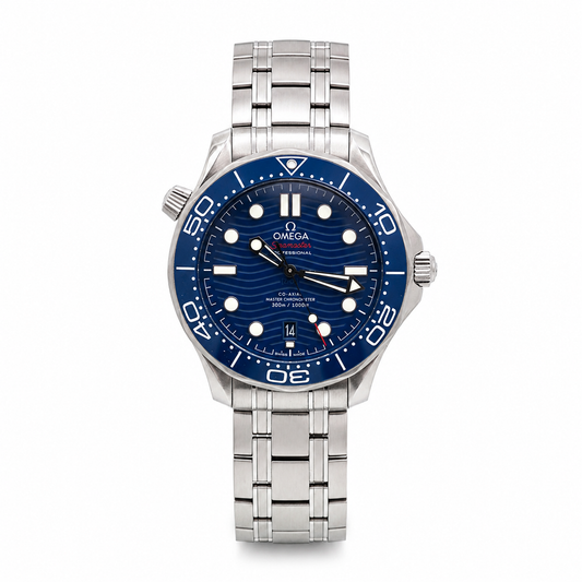 Omega Seamaster Diver 300M Co-Axial Master Chronometer Blue Dial 42mm 2023 | Full Set