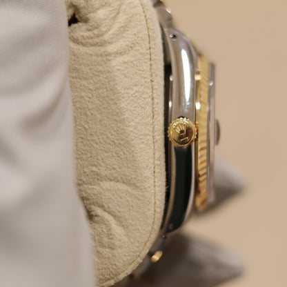 Rolex DJ36 16233 Two-Tone | Black Tapestry Dial | Original Ivory Computer Dial Included - Watch Only