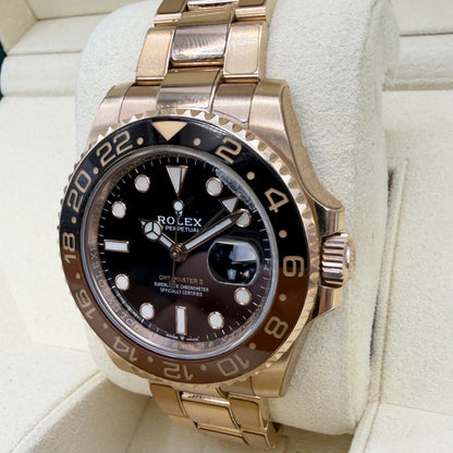 Rolex GMT-Master II 126715CHNR Full Set - Everose Gold - Fully Stickered