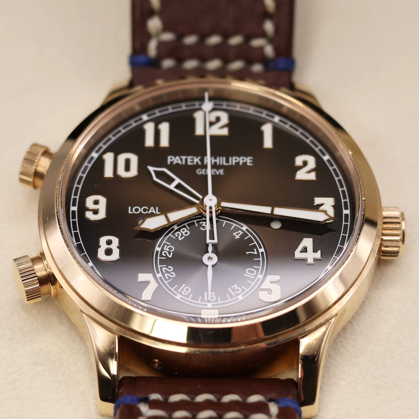 Patek Philippe Calatrava Pilot Travel Time | 5524R-001 | Rose Gold | Full Set