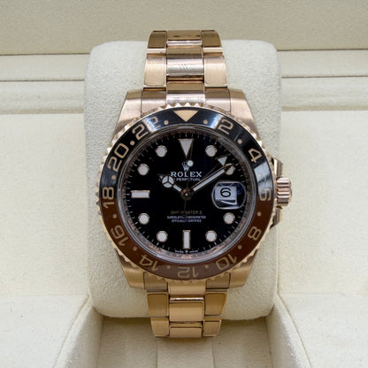 Rolex GMT-Master II 126715CHNR Full Set - Everose Gold - Fully Stickered