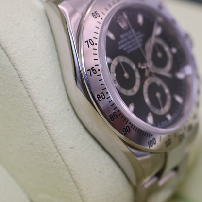 Rolex Daytona Black Dial 116520 - 2004 - Original Warranty Papers