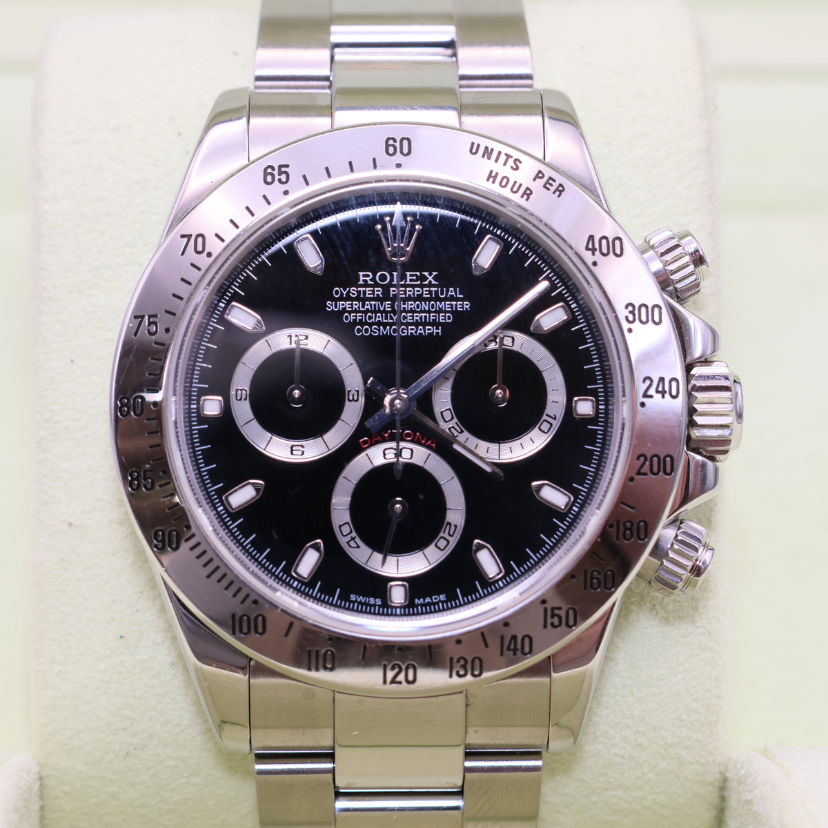 Rolex Daytona Black Dial 116520 - 2004 - Original Warranty Papers