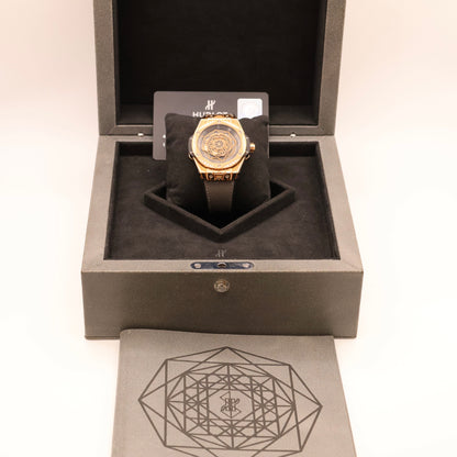 Hublot Big Bang One Click Sang Bleu King Gold Grey Diamonds - 2021