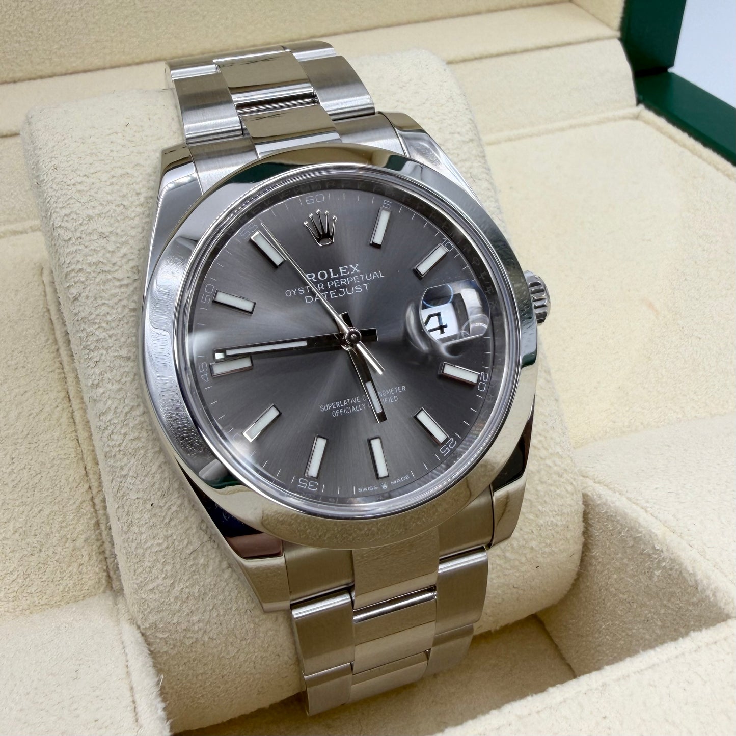 Rolex Datejust 41 126300 Slate Dial 2024 - Full Set
