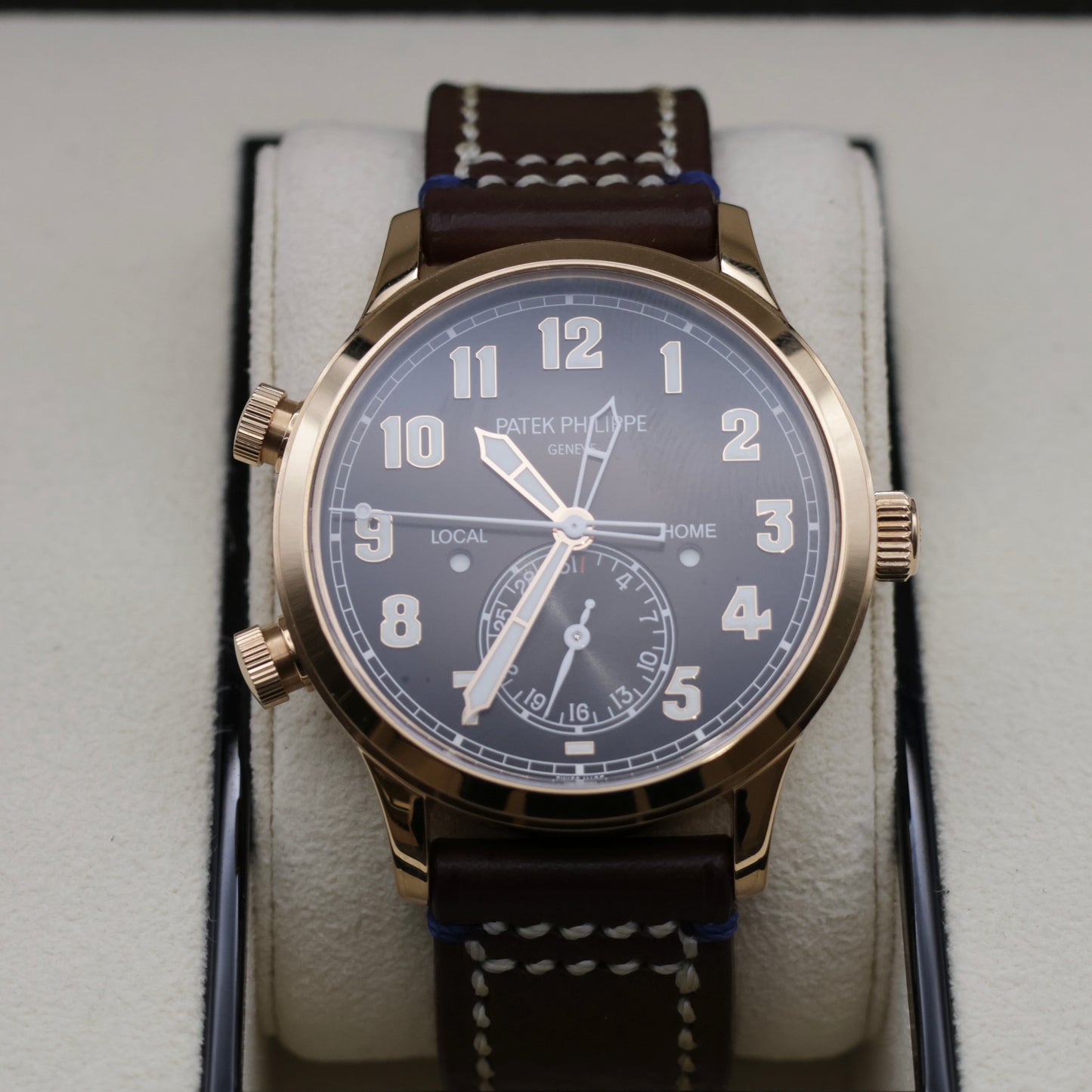 Patek Philippe Calatrava Pilot Travel Time | 5524R-001 | Rose Gold | Full Set