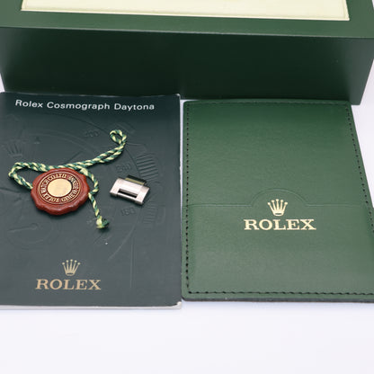 Rolex Daytona Black Dial 116520 - 2004 - Original Warranty Papers
