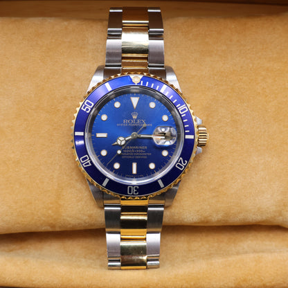 Rolex Submariner Date “Bluesy” 16613 - 1997 - Full Collector’s Set - Serviced 2025