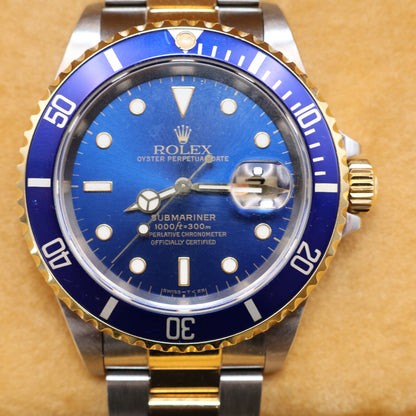 Rolex Submariner Date “Bluesy” 16613 - 1997 - Full Collector’s Set - Serviced 2025