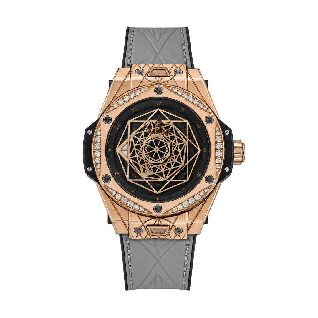 Hublot Big Bang One Click Sang Bleu King Gold Grey Diamonds - 2021