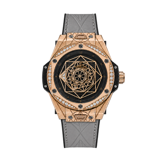 Hublot Big Bang One Click Sang Bleu King Gold Grey Diamonds - 2021