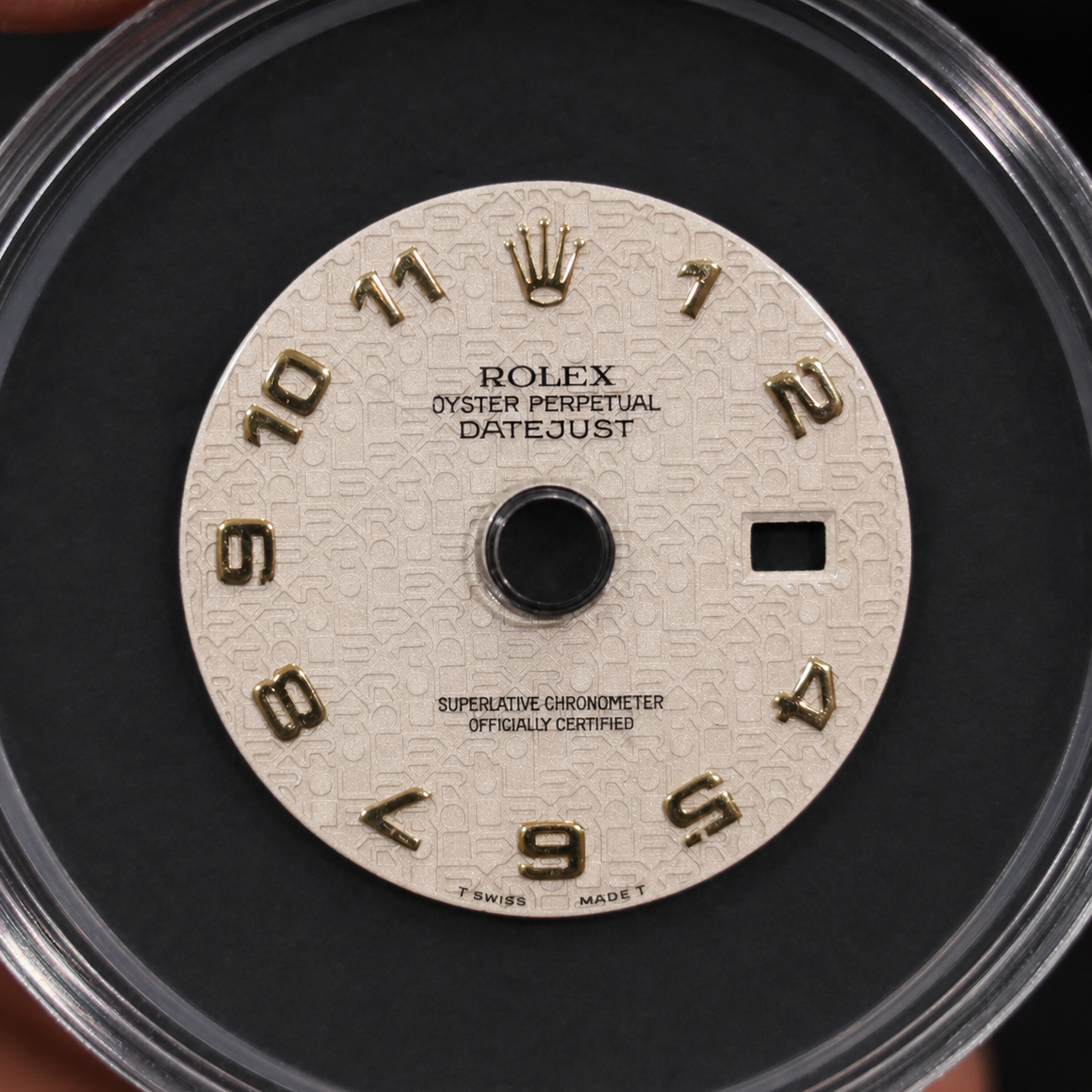 Rolex DJ36 16233 Two-Tone | Black Tapestry Dial | Original Ivory Computer Dial Included - Watch Only