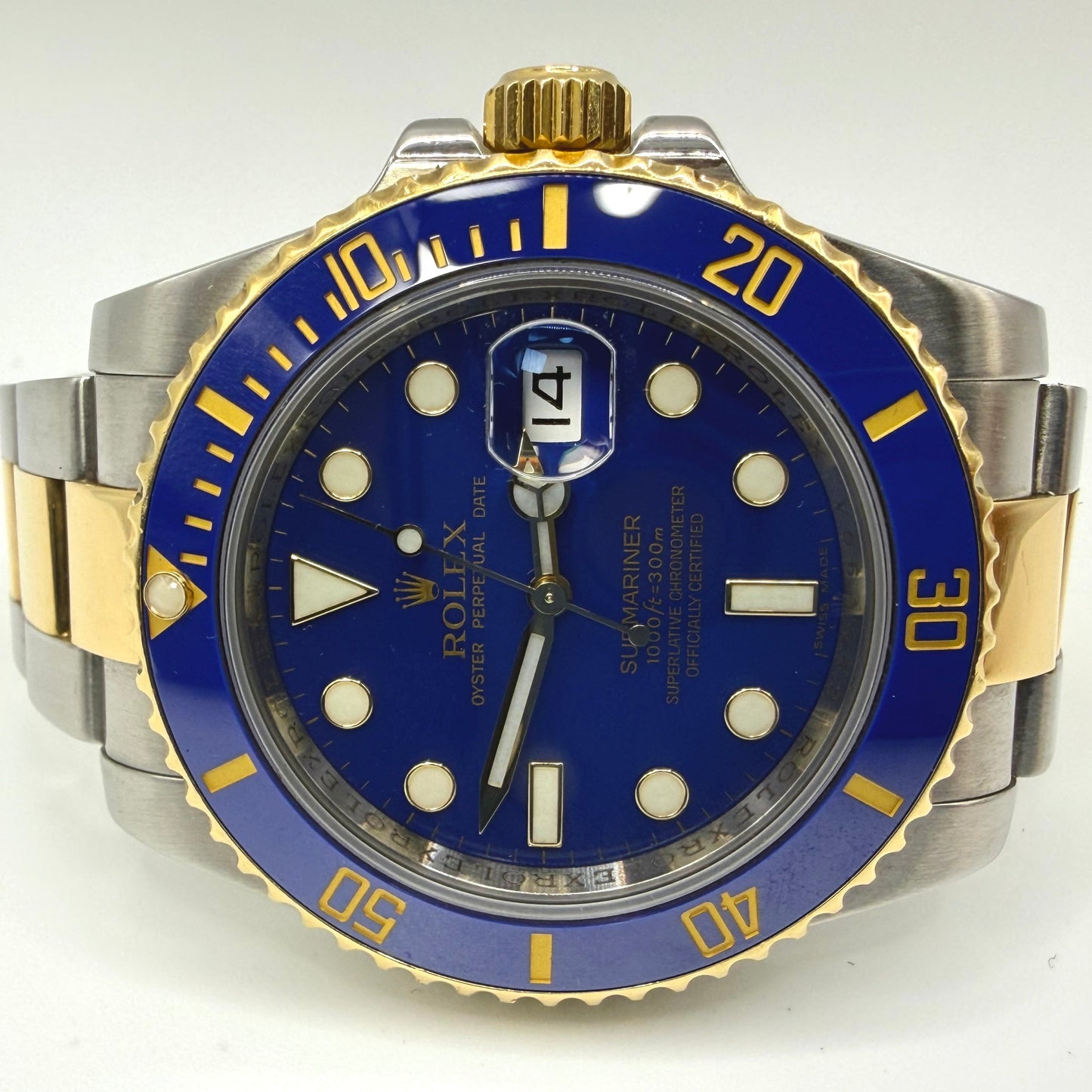 Rolex Submariner 116613LB 2009 - Rolex Service Card from 2022