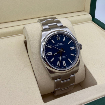 Rolex OP41 134300 Med Blue 2025 - Full Set.