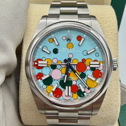 Rolex OP41 124300 “Celebration” Dial - 2025 Card