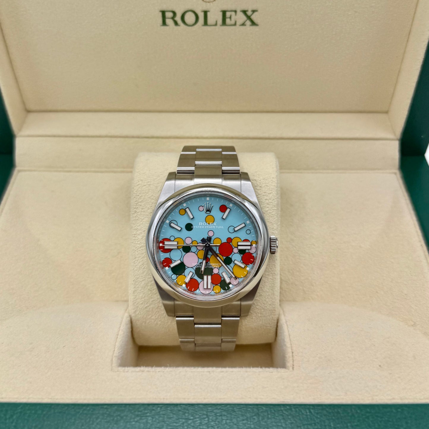Rolex OP41 124300 “Celebration” Dial - 2025 Card