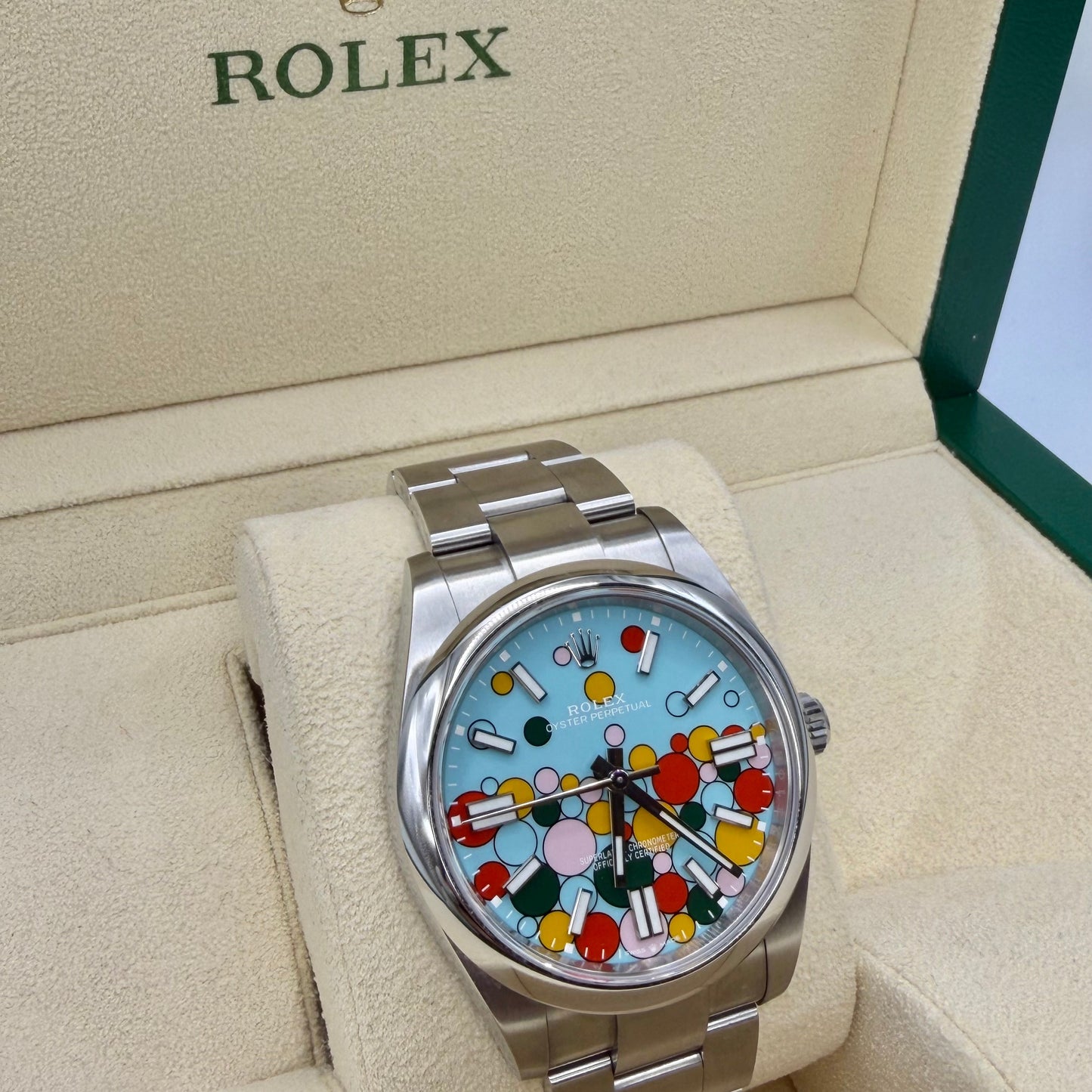 Rolex OP41 124300 “Celebration” Dial - 2025 Card