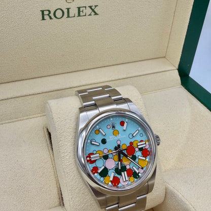 Rolex OP41 124300 “Celebration” Dial - 2025 Card