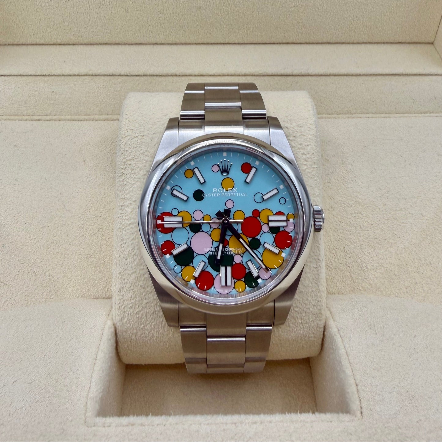 Rolex OP41 124300 “Celebration” Dial - 2025 Card