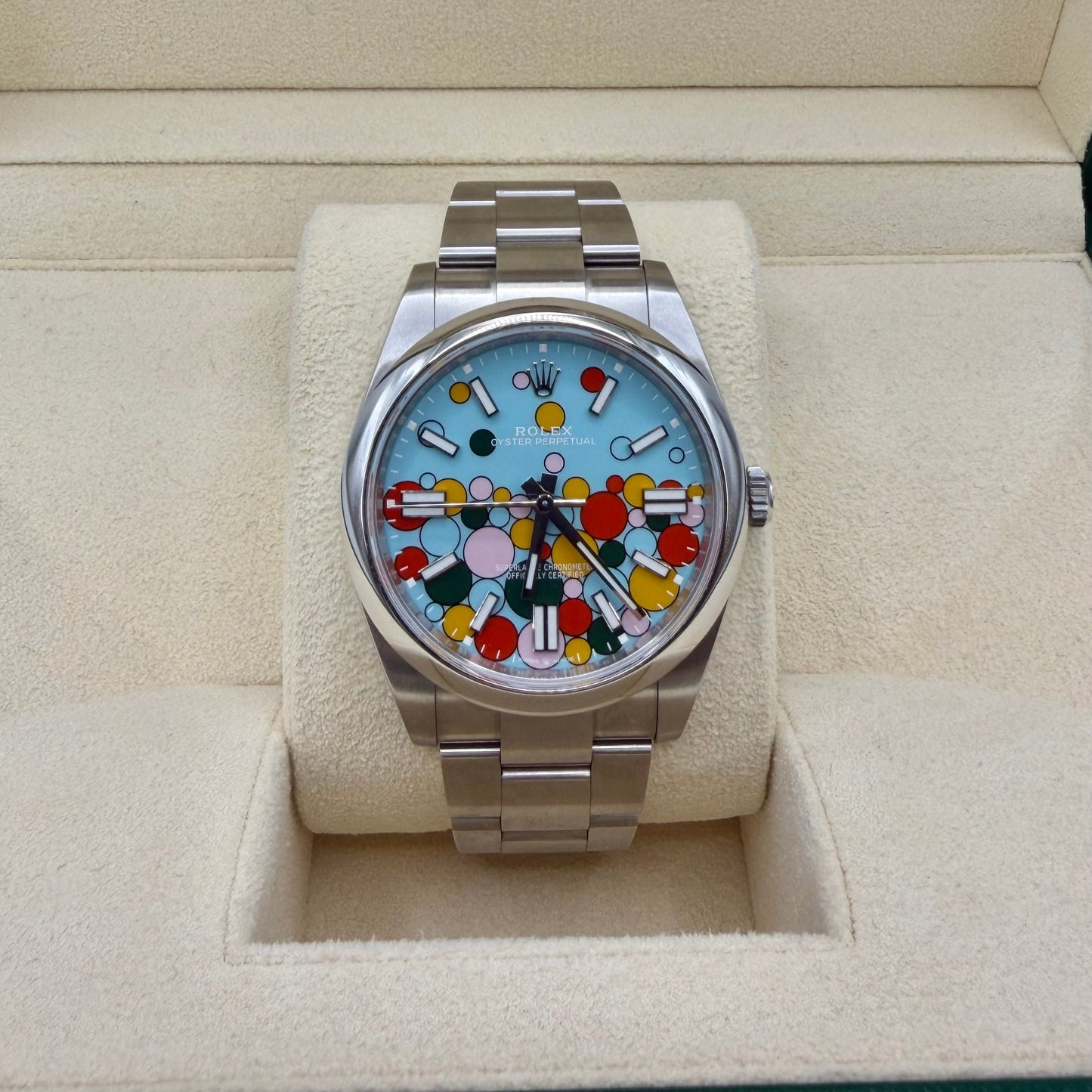 Rolex OP41 124300 “Celebration” Dial - 2025 Card