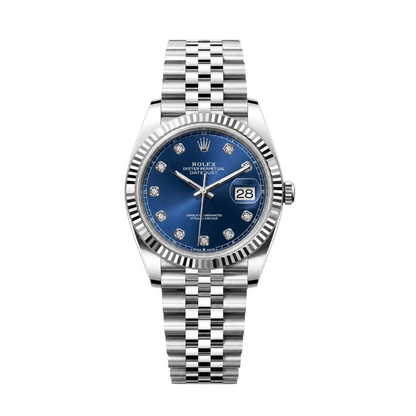 Rolex Datejust 41 Blue Diamond Dial 126334 – 2019 – Full Set