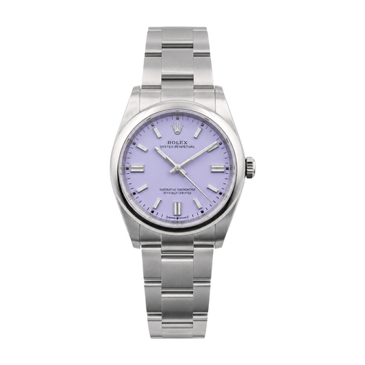 Rolex Oyster Perpetual 36 Lavender Dial | May 2026 - Brand New